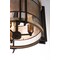 Maxim Lighting Boundry 3-Light 16.5" Wide Black / Barn Wood / Brass Flush Mount Light 27560BKBWAB - alternate 3